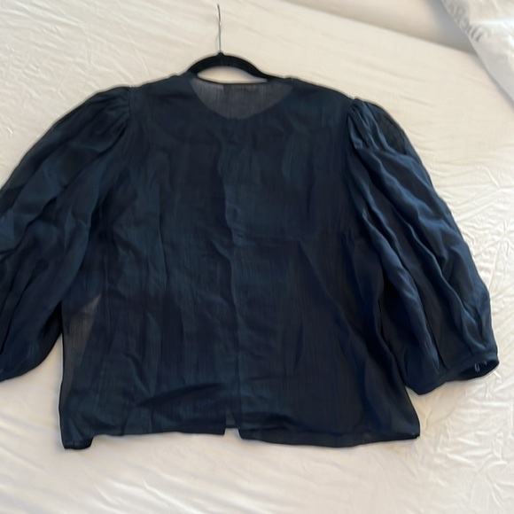 CHLOE COLLARLESS BLOUSE 2024 NWOT - Picture 10 of 12